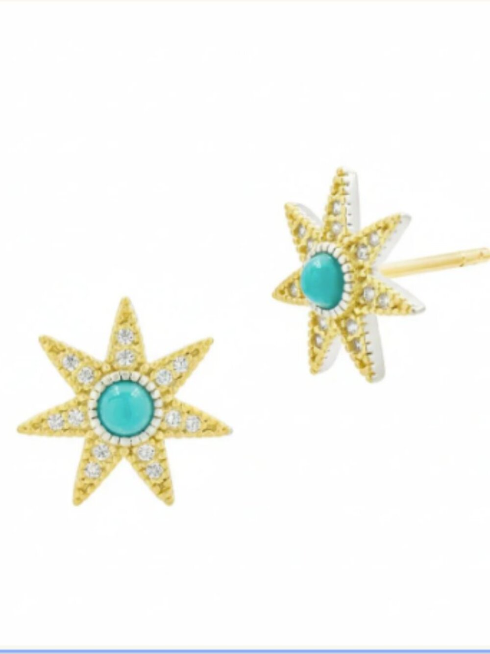 Freida Rothman Celestial Stellular Studs NWT $115 MSRP